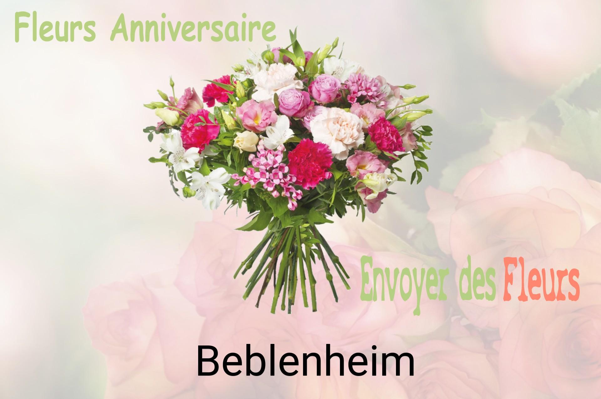 Bouquet de fleurs d’anniversaire livré à Beblenheim