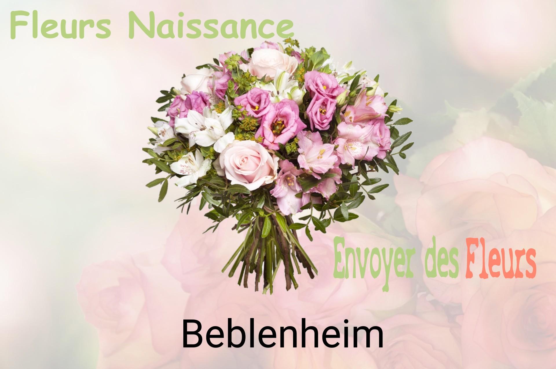 Bouquet de fleurs de naissance livré à Beblenheim